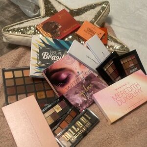 16. Various eyeshadow pallets. Some are brand new, some gently use.